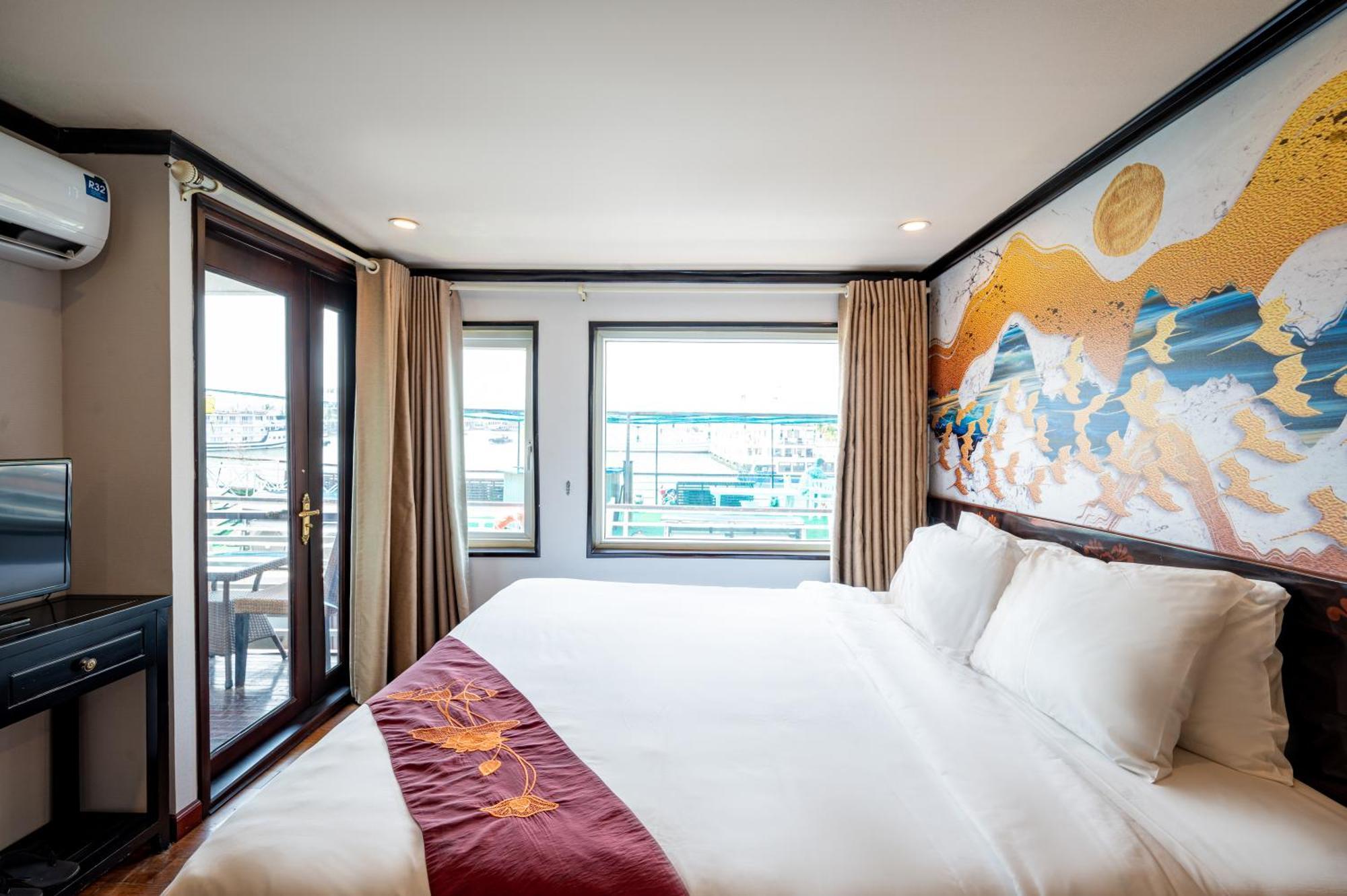 Dragon Crown Legend Cruise Hotell Ha Long Eksteriør bilde
