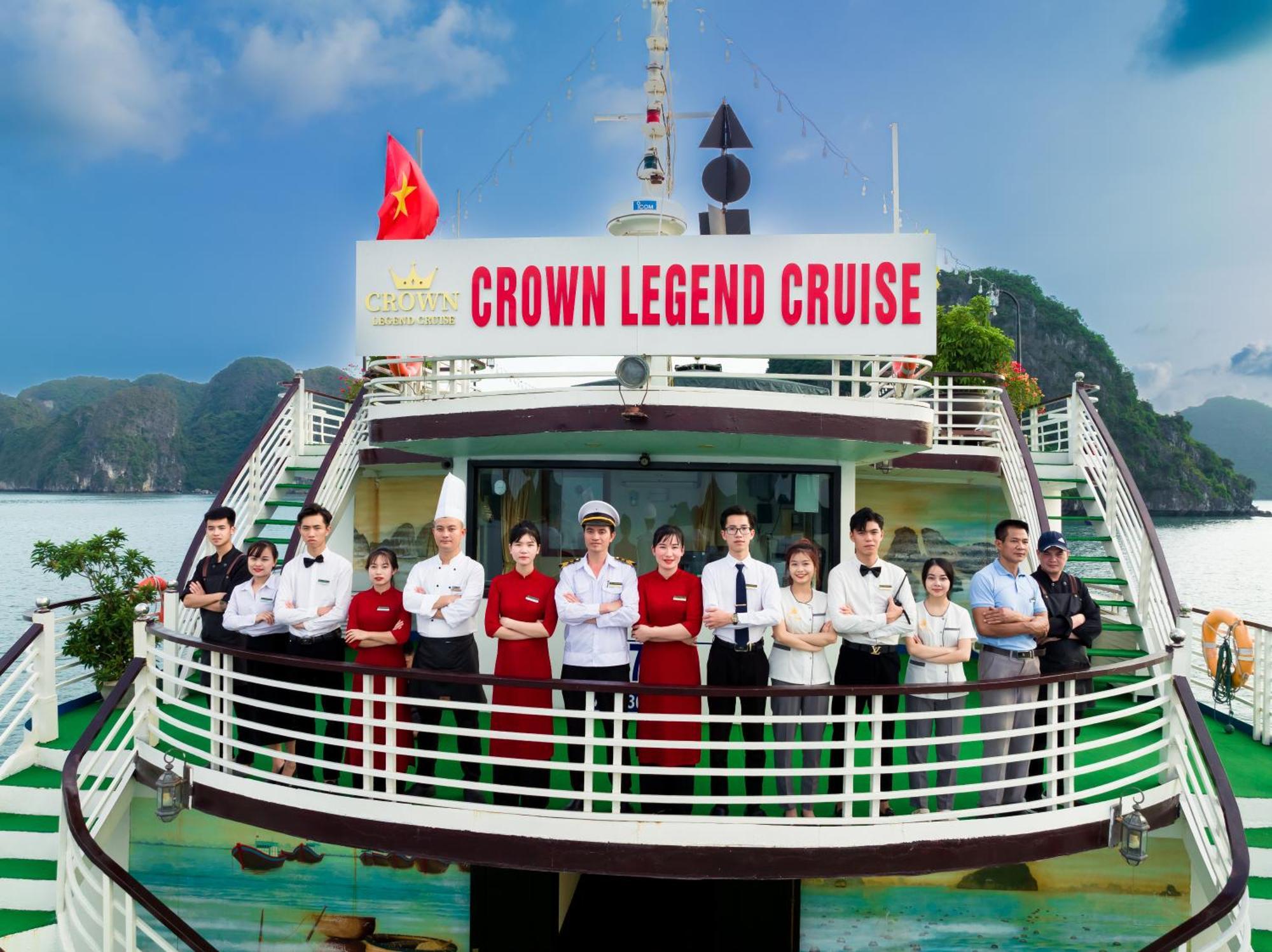 Dragon Crown Legend Cruise Hotell Ha Long Eksteriør bilde