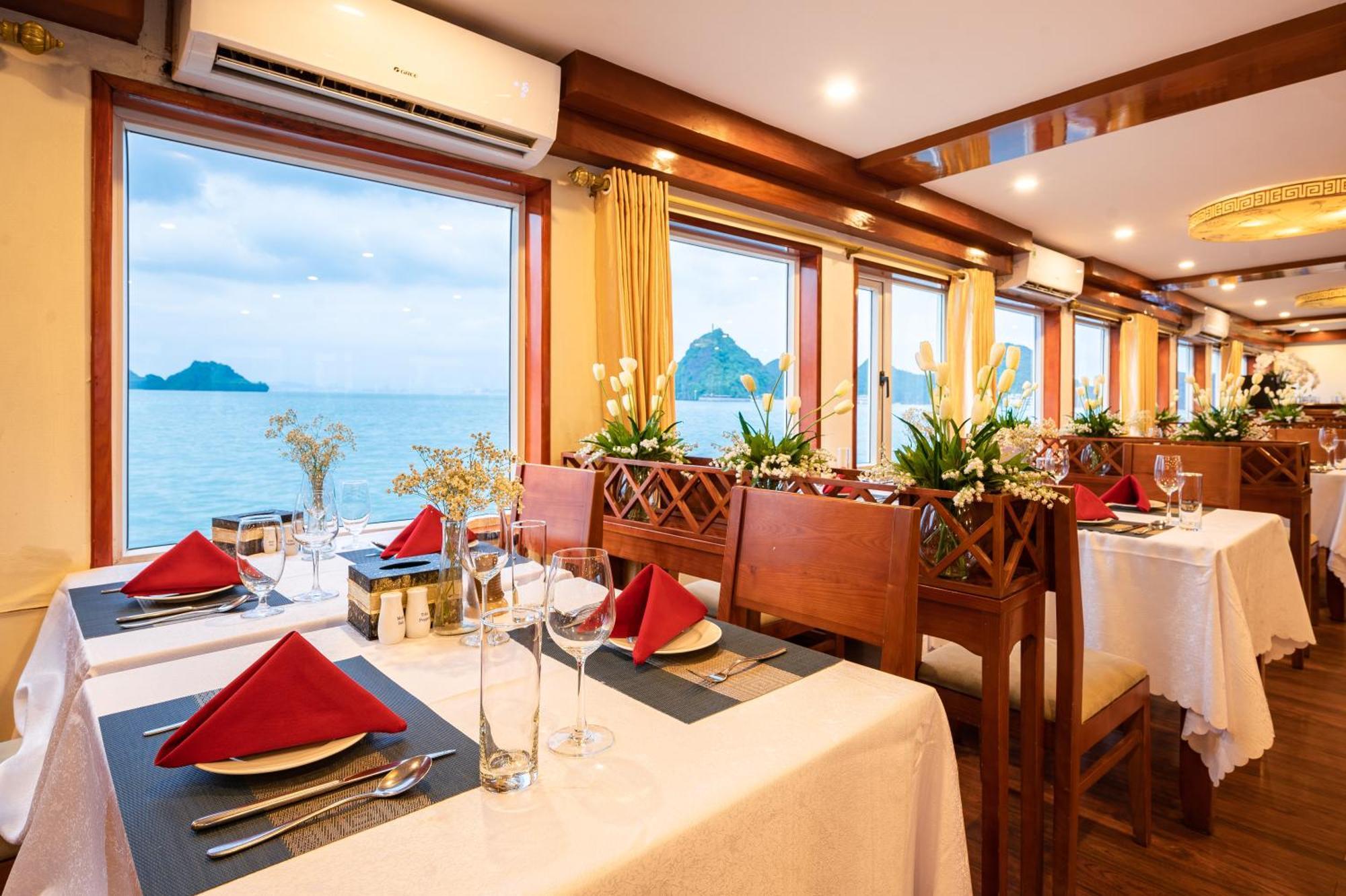 Dragon Crown Legend Cruise Hotell Ha Long Eksteriør bilde