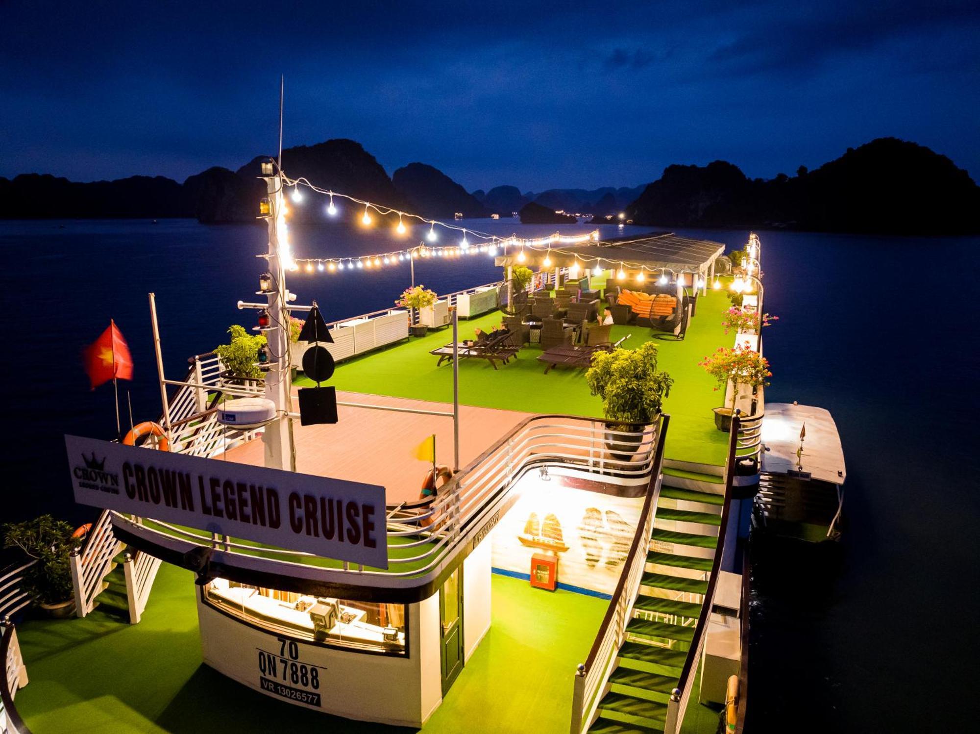 Dragon Crown Legend Cruise Hotell Ha Long Eksteriør bilde