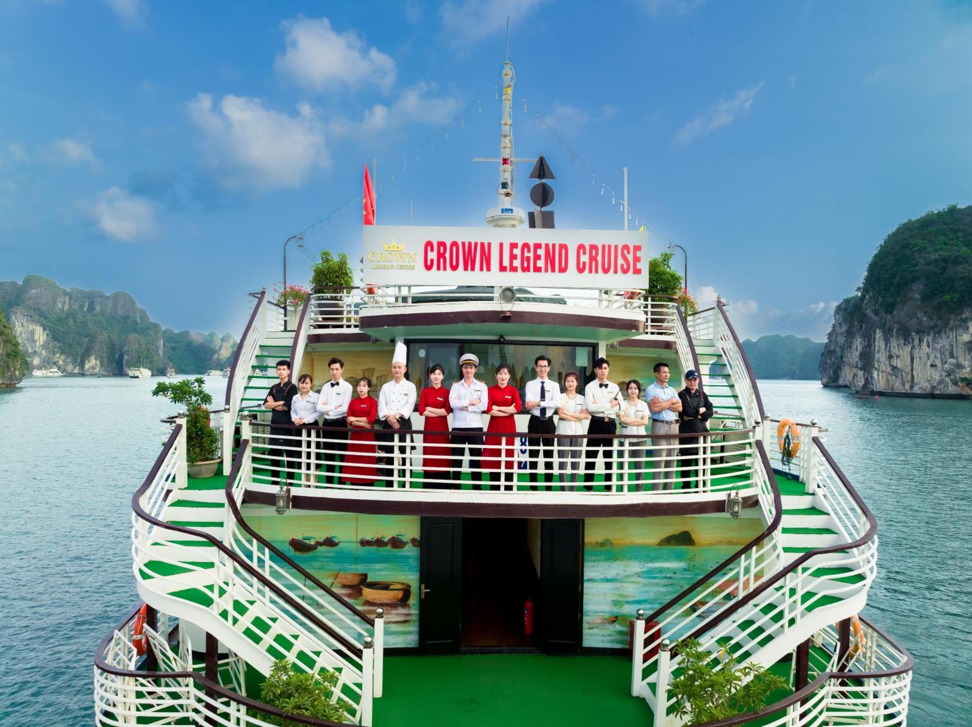 Dragon Crown Legend Cruise Hotell Ha Long Eksteriør bilde