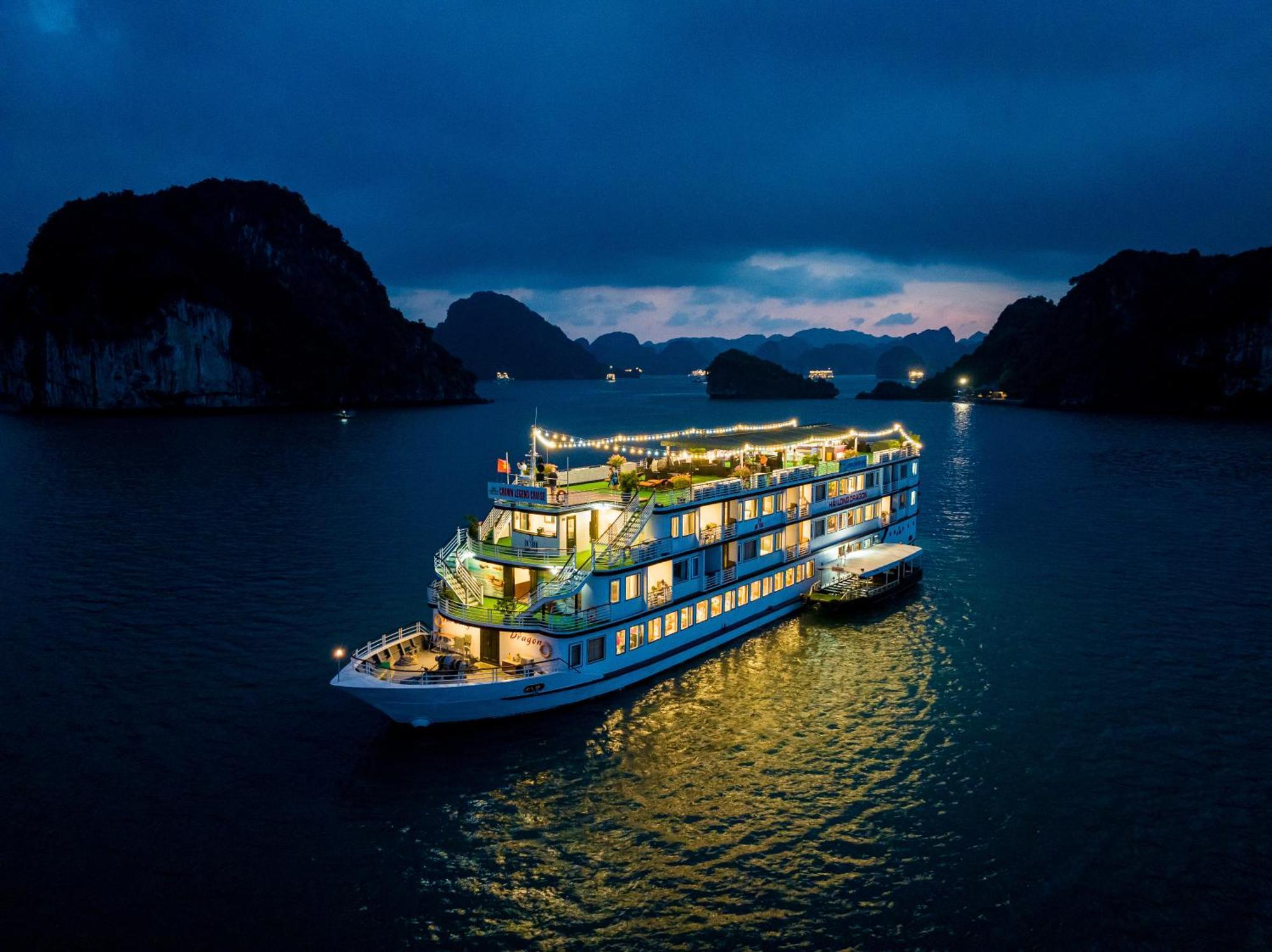 Dragon Crown Legend Cruise Hotell Ha Long Eksteriør bilde